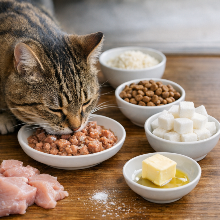 Kat met koolhydraten